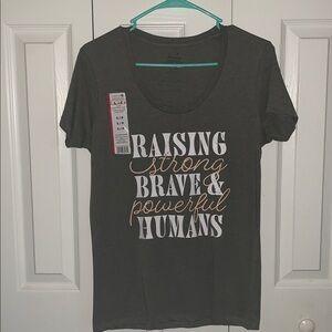 Celebrate It Gray Short Sleeve Tee